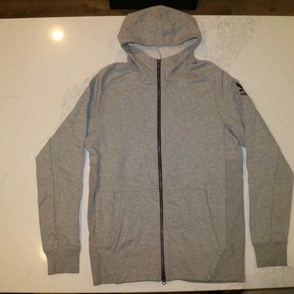 Reebok grey zip up hoodie - Picture 3 of 4